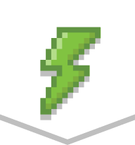 Pixel Hex Bolt Icon